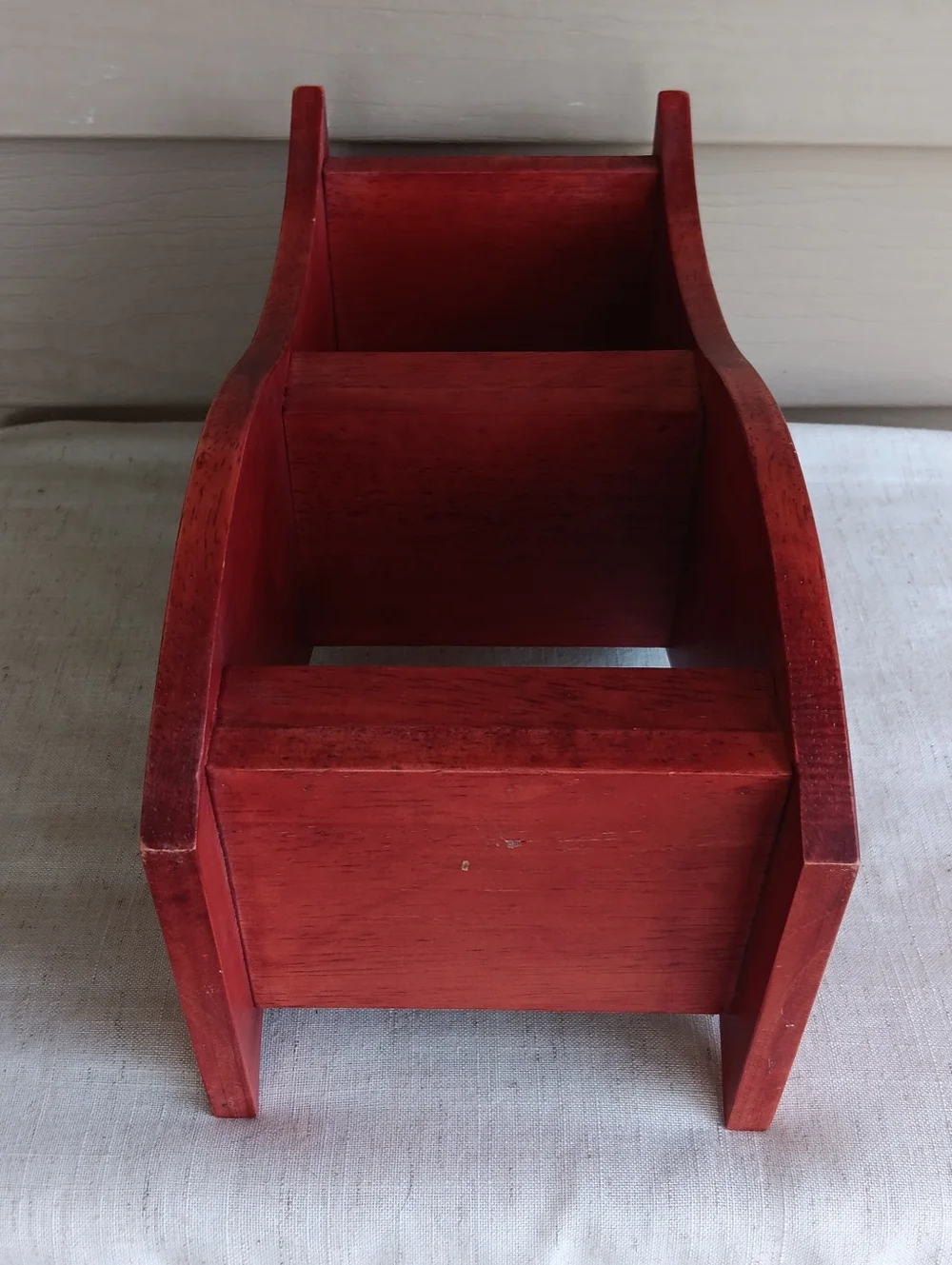 Counter Or Wall Hanging Shelf. Cherry Stain. 14